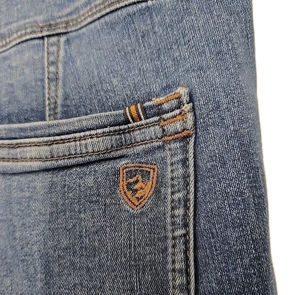 KUHL Womens Kontour Flex Denim Skinny Jeans Sz 10R Vintage Blue Stretch Hiking - Picture 6 of 11